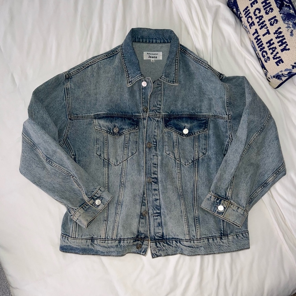 Reformation Simone Jean Jacket
